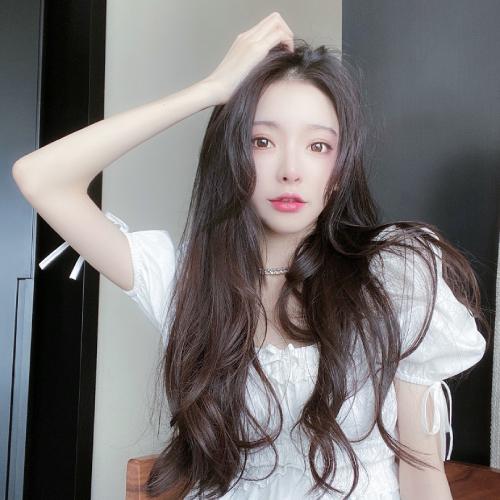 韩国流行的半扎发方法